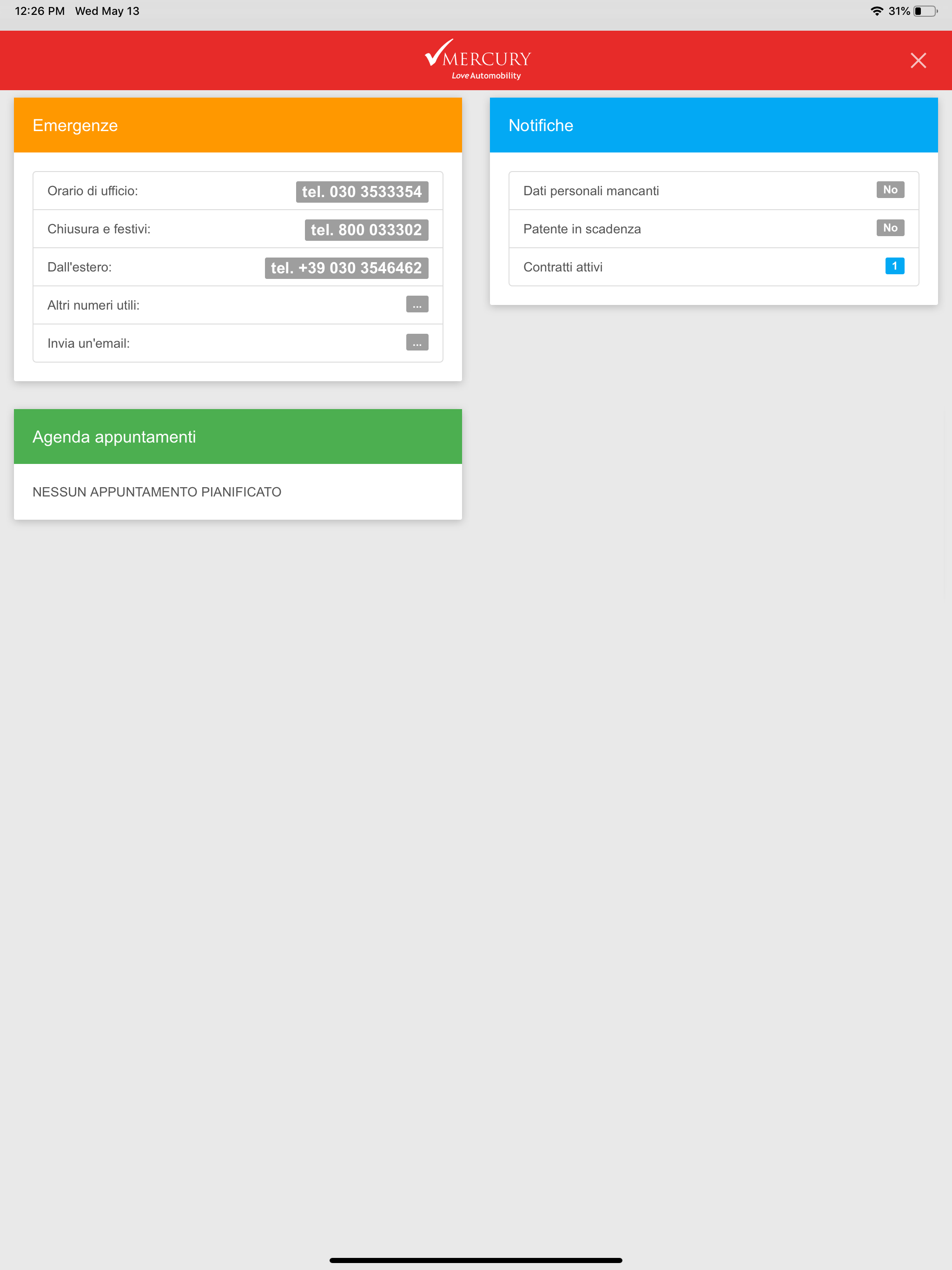 Mercury App Driver