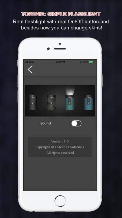 Torchie: SImple Flashlight screenshot-4