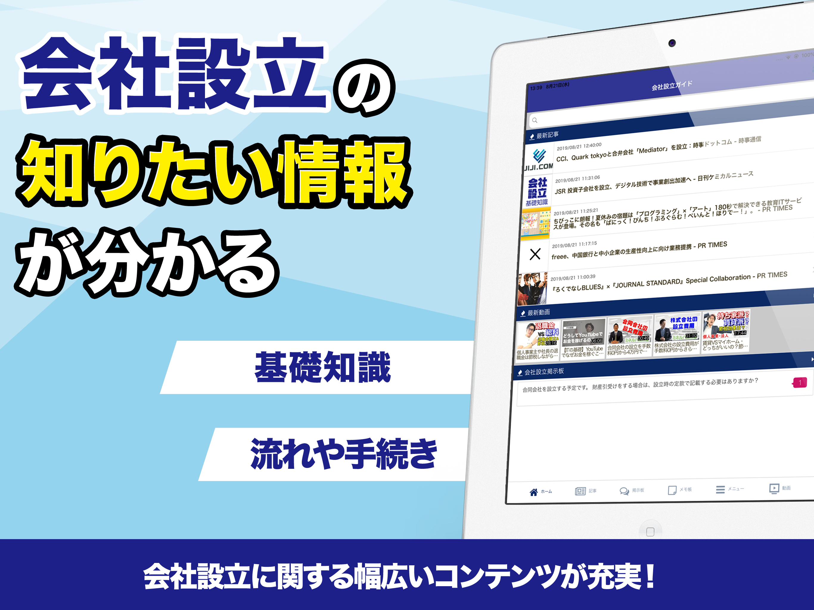 会社設立ガイド 起業したい人の会社設立基礎知識
