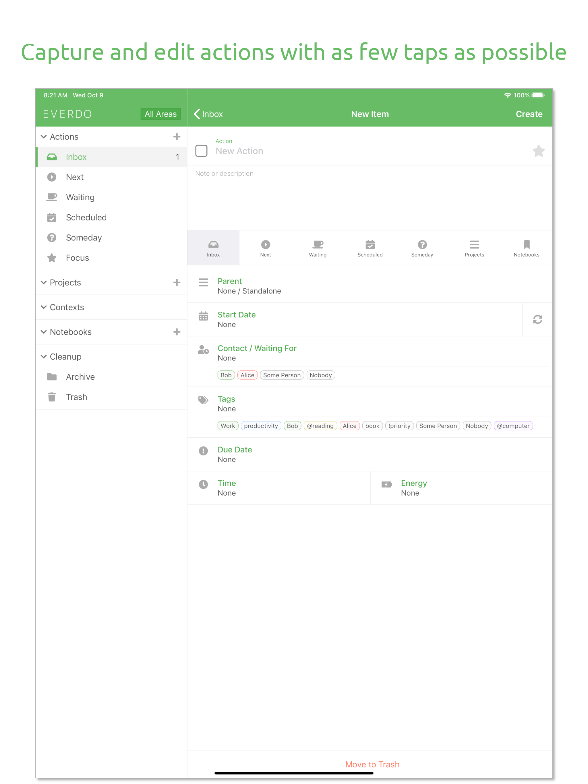 Everdo: GTD and To-Do List