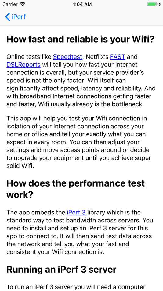 #3. iPerf 3 Wifi Speed Test (iOS) 来自: Frederic Sagnes