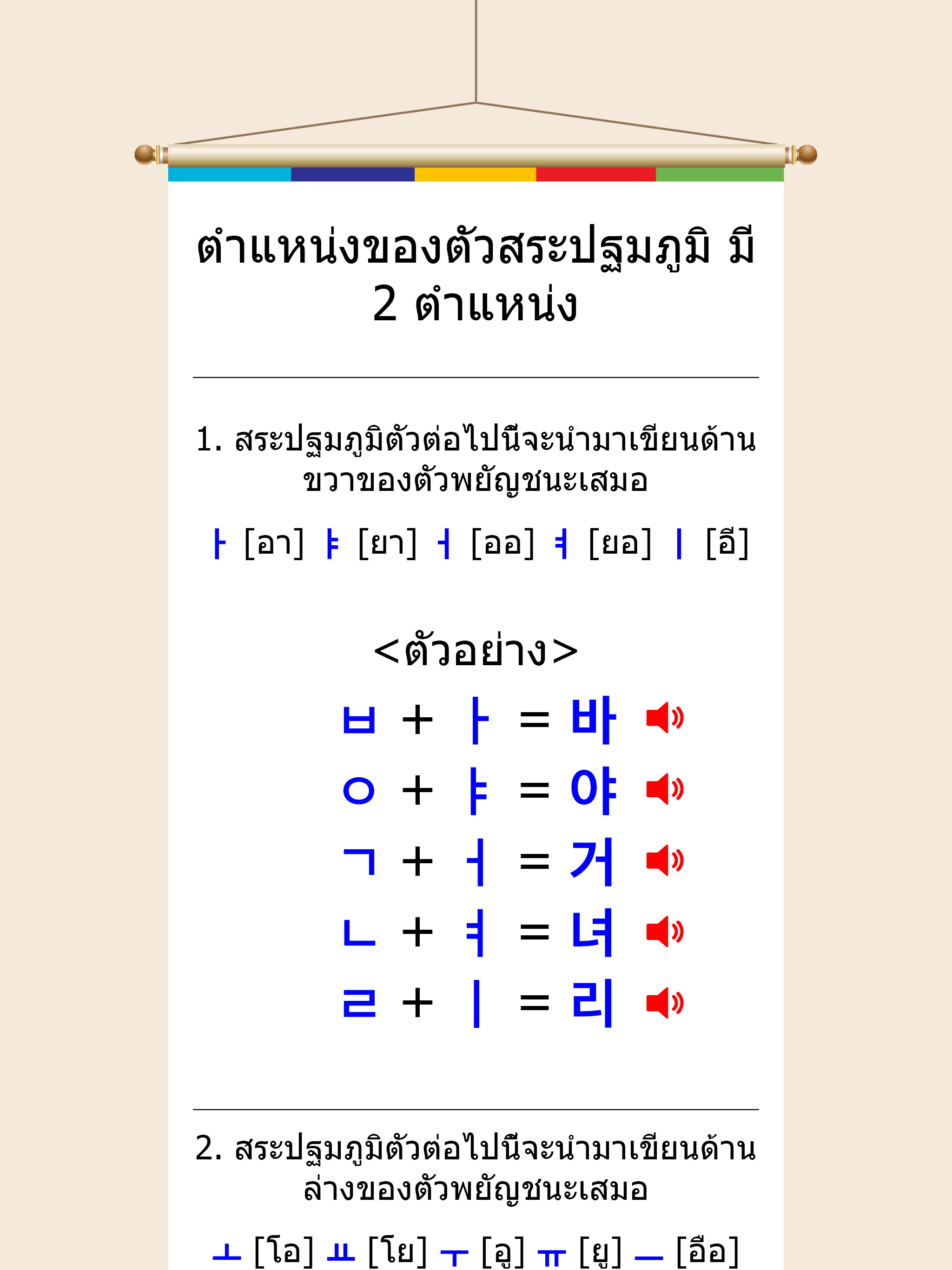 Learn Korean for Thai