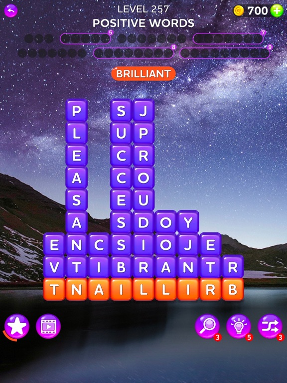 Word Cubes: Find Hidden Words iPad screenshot 5 - Games app