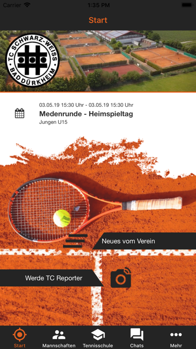 Tennisclub SW Bad Dürkheim Screenshot