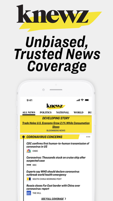 Knewz: Current US News Feed Screenshot