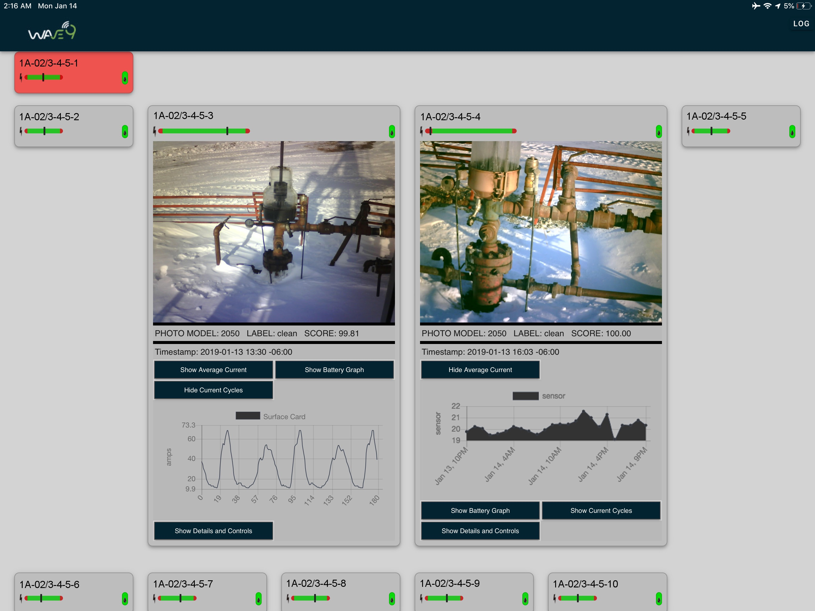 Wave9 Oilfield Monitor