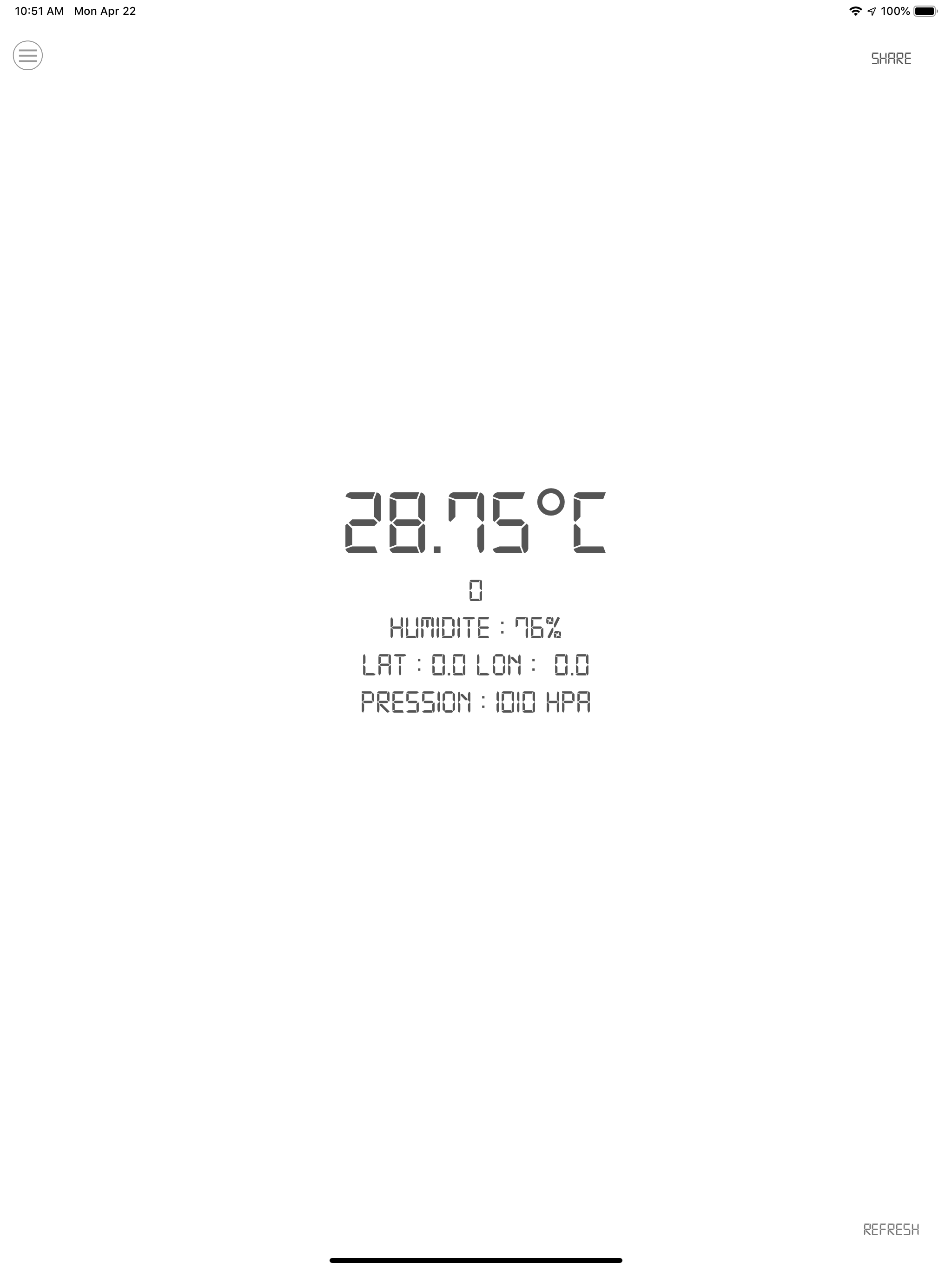 Thermometer º