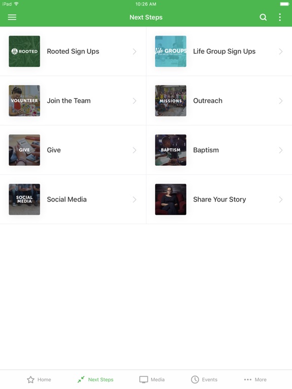Central Christian Church Ocala iPad screenshot 2 - Lifestyle app