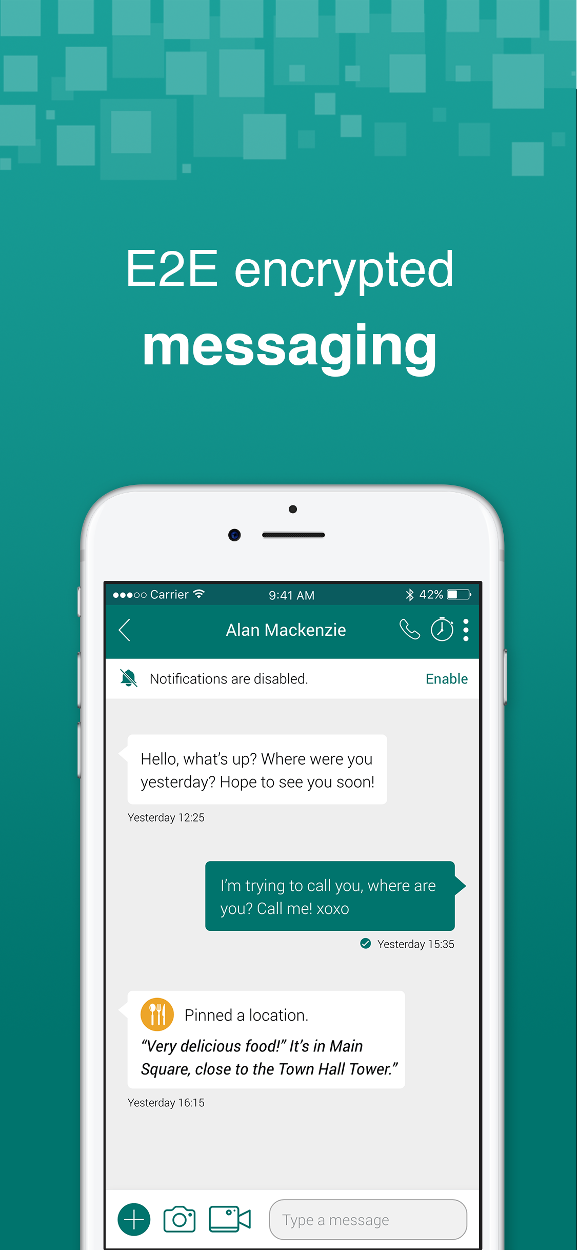 Crypty - Secure communications screenshot 2