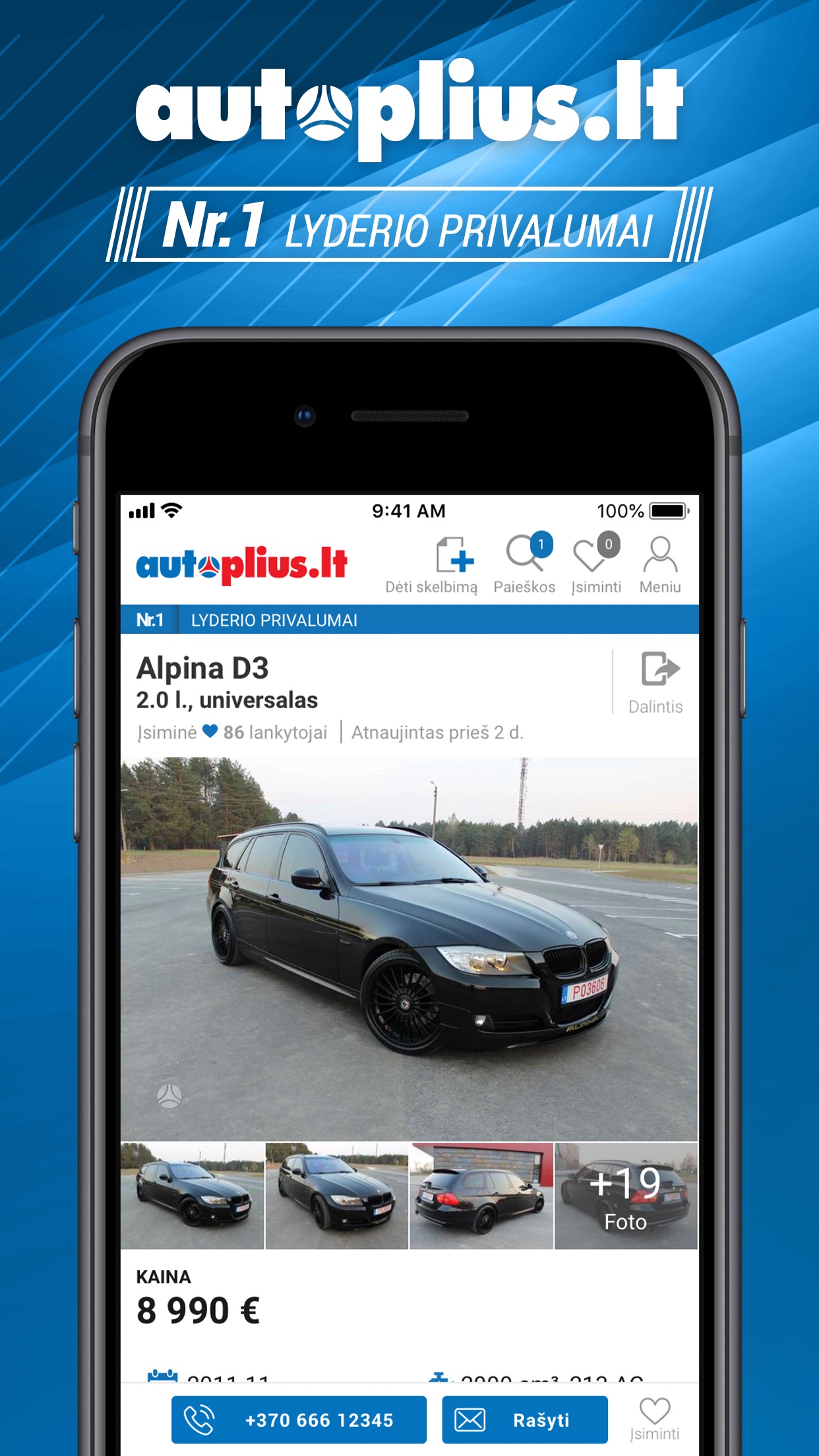 Screenshot 1 of Autoplius.lt
