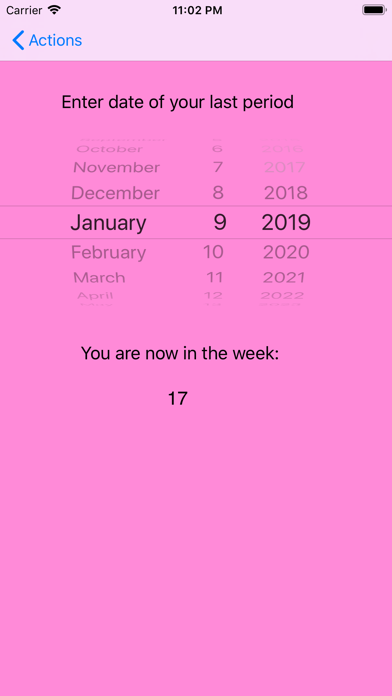 Screenshot #2 pour Pregnancy Info Week by Week