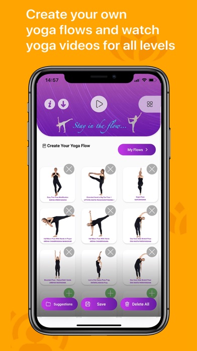 Flow - Yoga Sequence Builder app screenshot