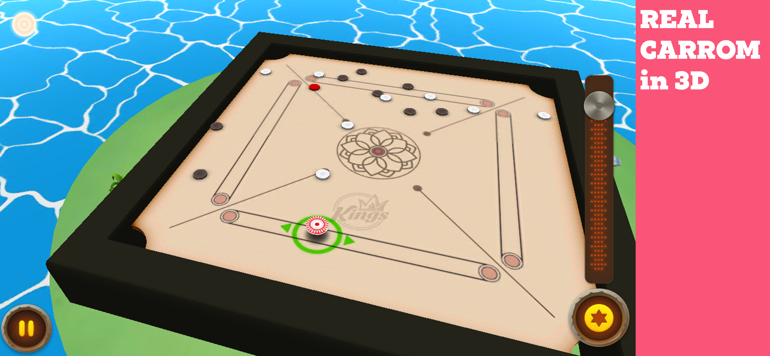 Carrom Kings 3D screenshot 4