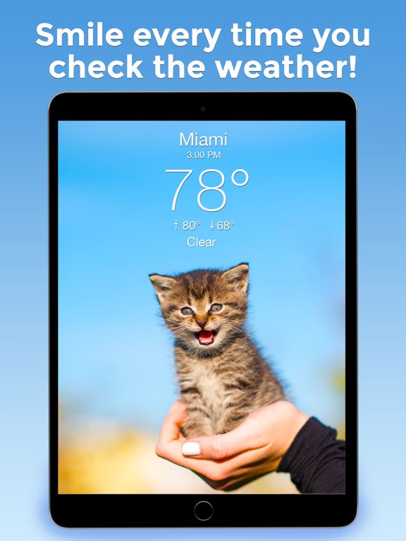 Screenshot #4 pour Weather Kitty: Weather + Radar