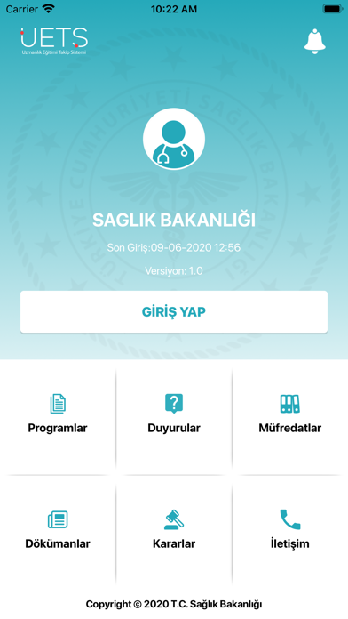 Screenshot #1 pour Uzmanlık Eğitimi Takip Sistemi