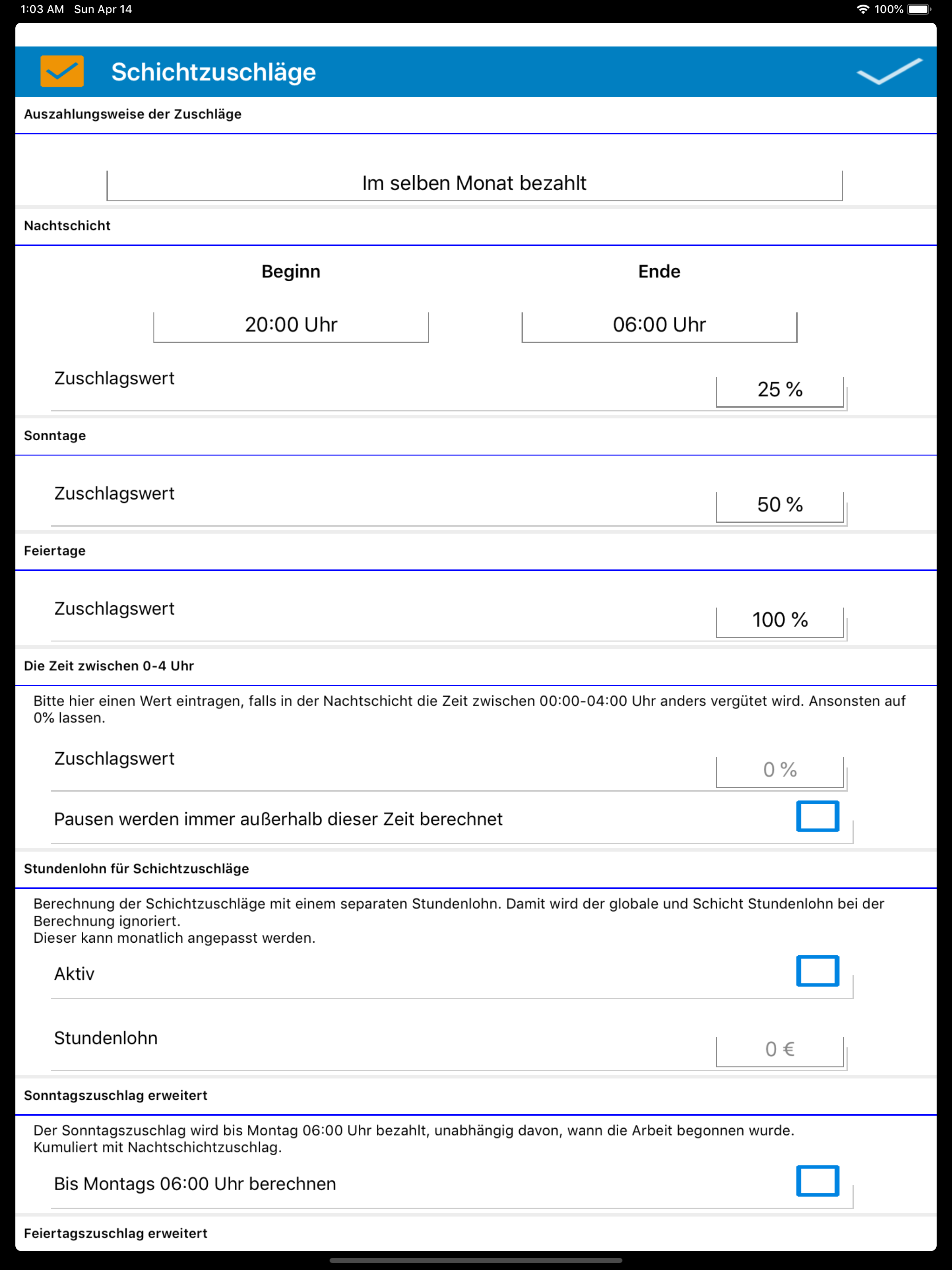Shift Wage Planer screenshot 17