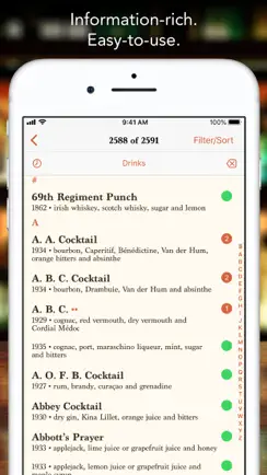 Martin’s Index of Cocktails iPhone image 2