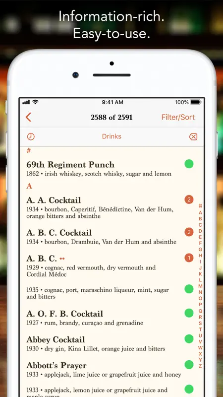 Martin’s Index of Cocktails screenshot 2 of 5