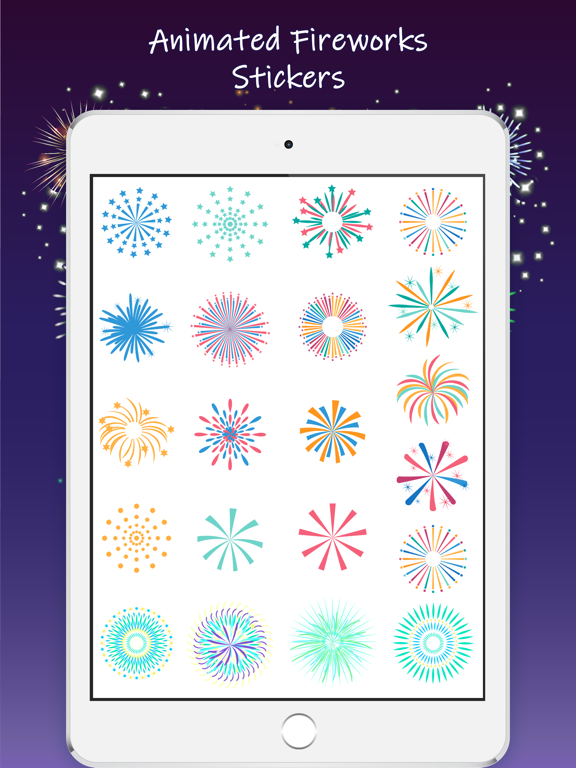 Screenshot #5 pour Animated Fireworks Emojis