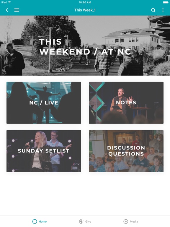 NC / Church iPad screenshot 2 - Lifestyle app
