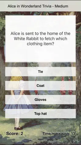 Game screenshot Alice in Wonderland Trivia + apk
