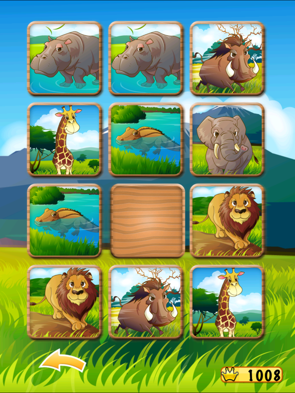Animal Zoo Match for Kids iPad screenshot 1 - Games app