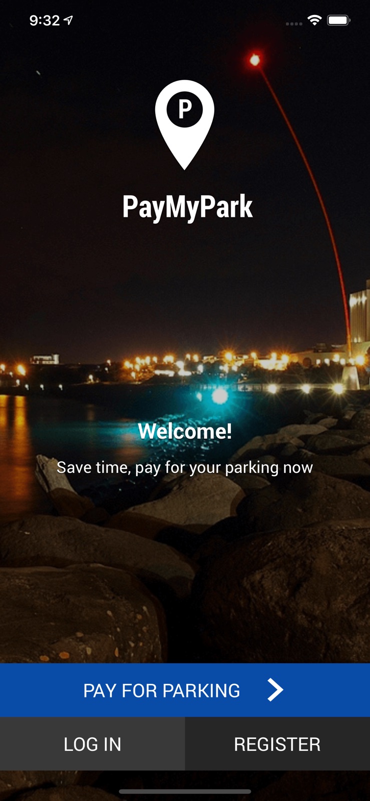 PayMyPark iphone screenshot 1