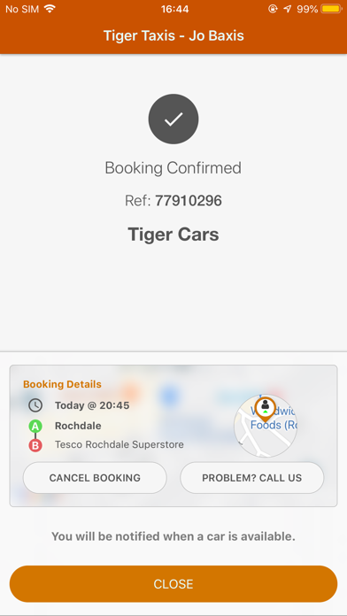 Tiger Taxis - Jo Baxis screenshot 4