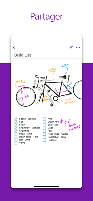 ‎Microsoft OneNote Capture d'écran