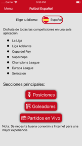 Spanish Soccer live screenshot