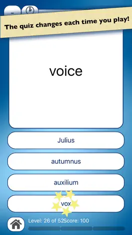 Game screenshot Latin Vocabulary Quiz apk