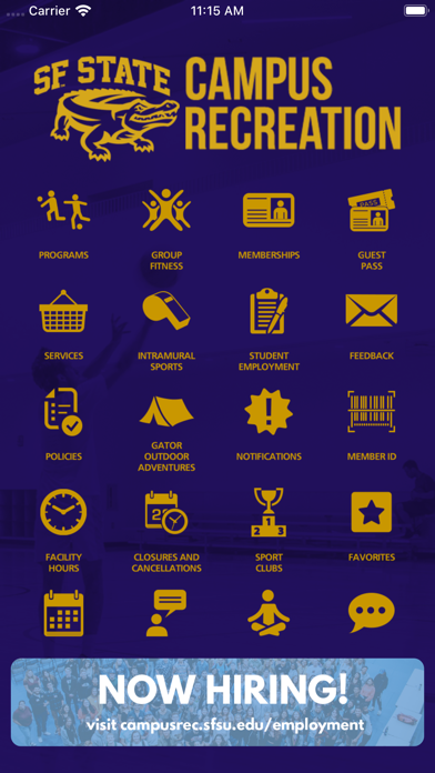 Screenshot #1 pour SFSU Mashouf Wellness Center
