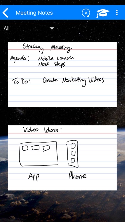 Index Cards App