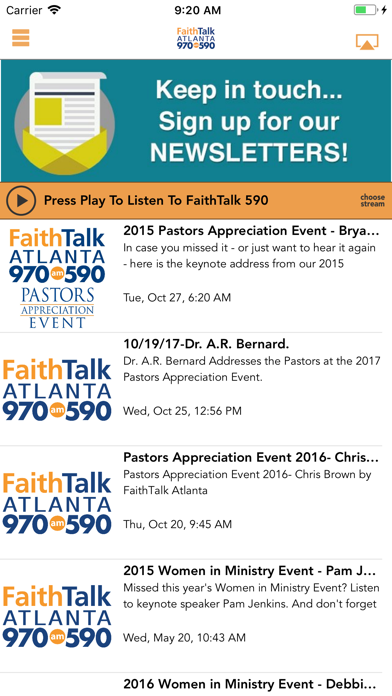 How to cancel & delete Faith Talk Atlanta from iphone & ipad 1
