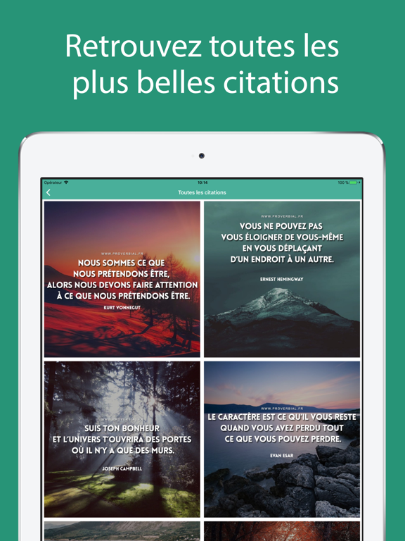 Screenshot #6 pour Proverbes & Citations