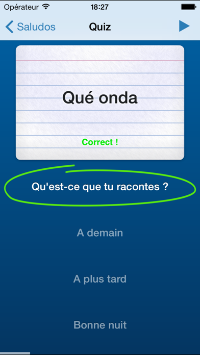 Screenshot #2 pour Qué Onda: Apprendre l'Espagnol
