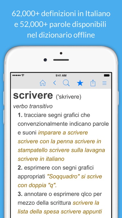 Dizionario Italiano e Sinonimi Screenshot