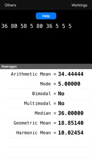 averages calculator iphone capturas de pantalla 3