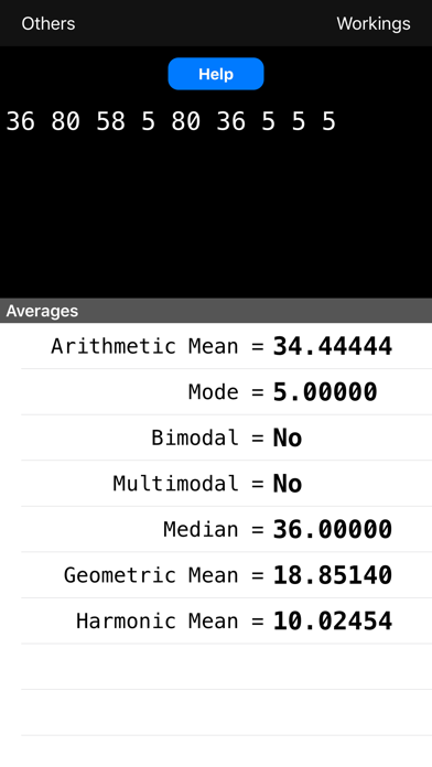 Screenshot #3 pour Averages Calculator