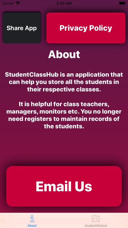 Student Class Hub