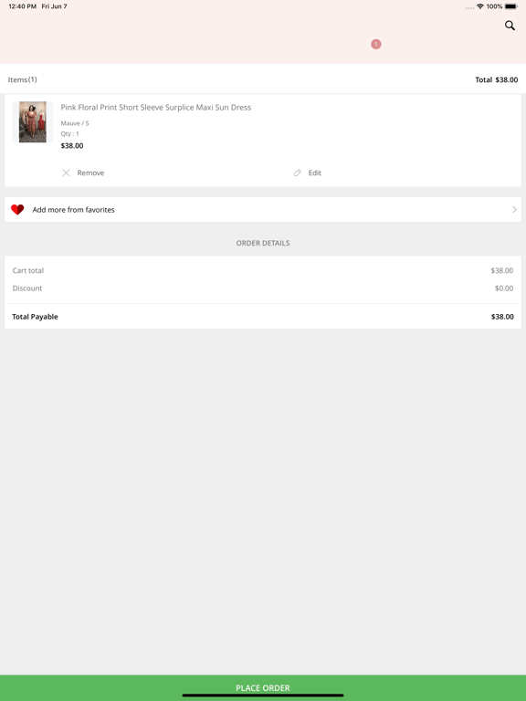 Ryann + Rose Boutique iPad screenshot 4 - Shopping app