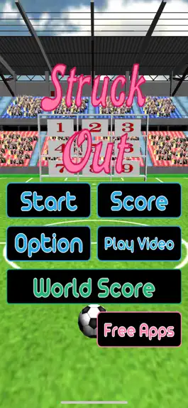 Game screenshot 3D Struck out Out For Soccer apk