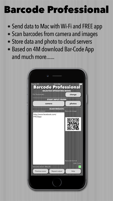 Screenshot #1 pour Barcode Professional