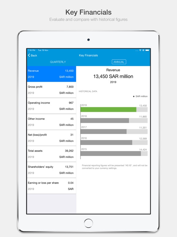 Screenshot #6 pour Mobily Investor Relations