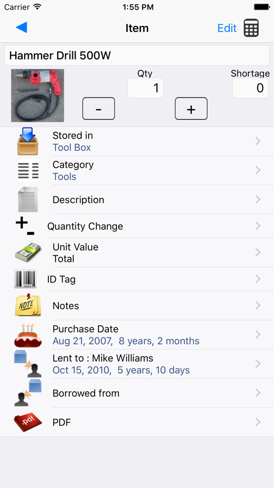 #2. Items & Storage & Inventory (iOS) By: Pascal Meziat