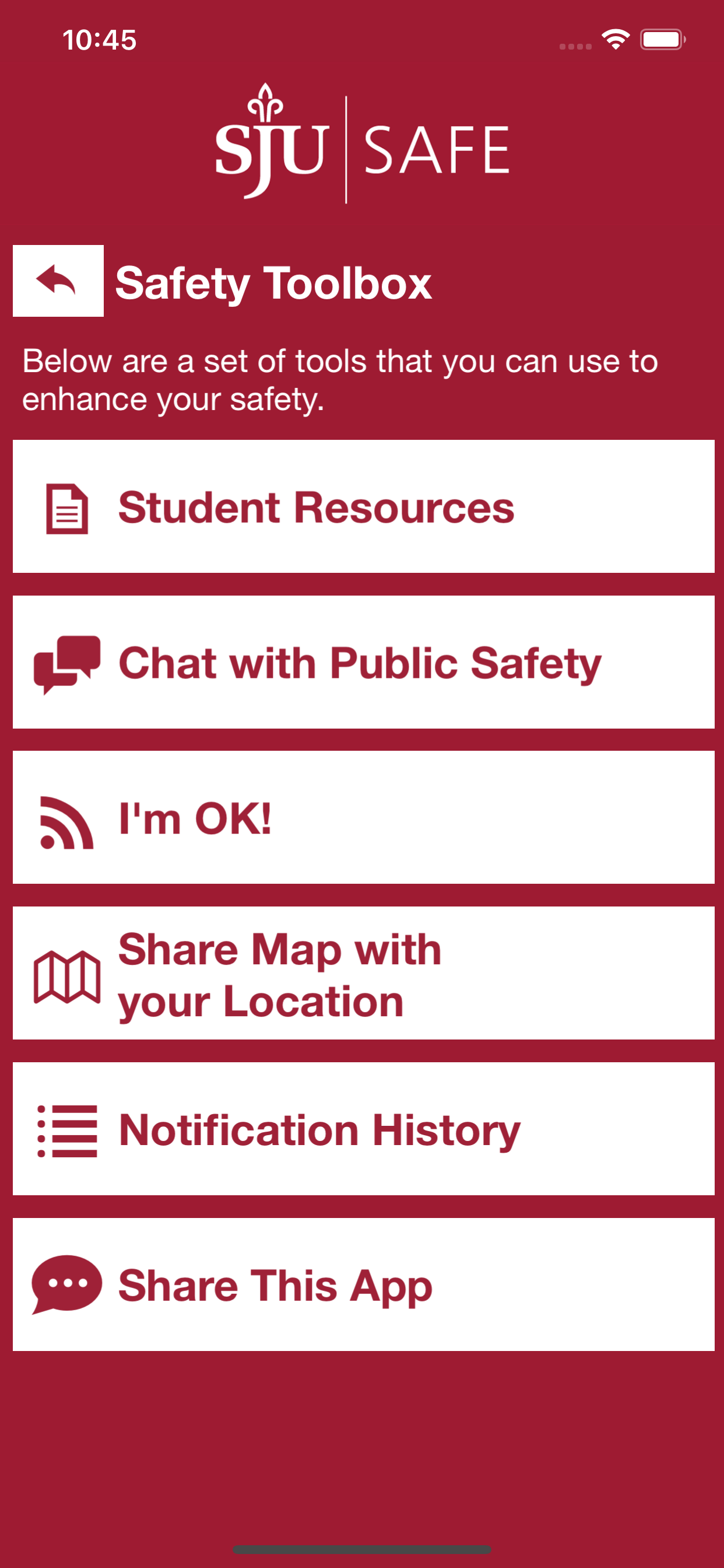 SJU Safe