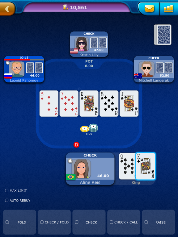 Screenshot #4 pour Online Poker LiveGames