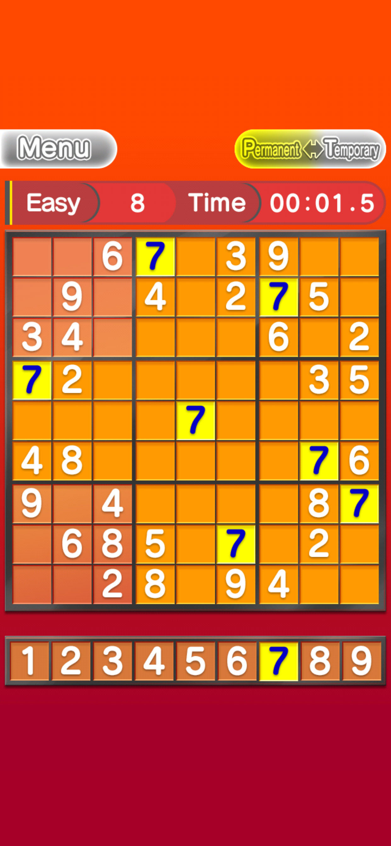 Basic NumberPlace Red