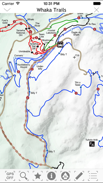 TrailMapps: Rotorua Screenshot
