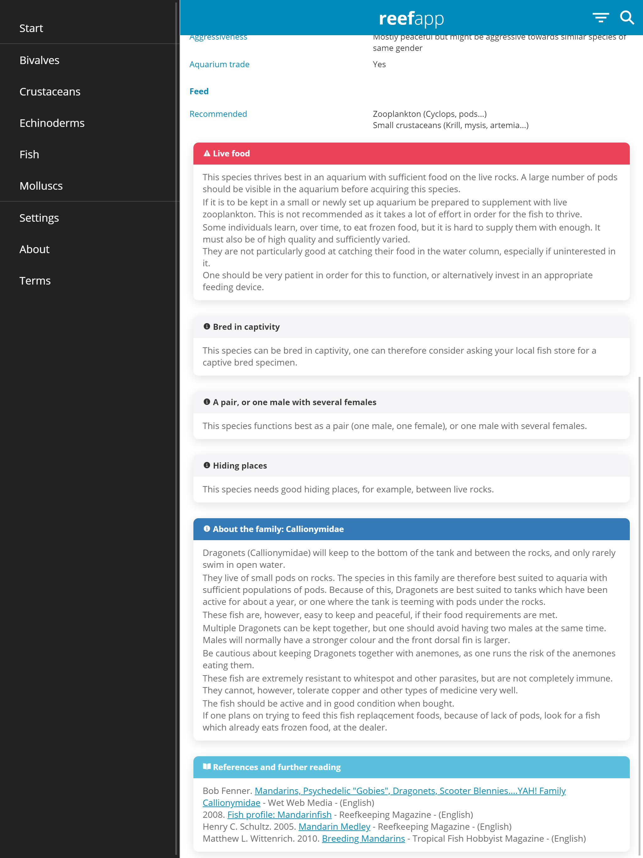 Reef App - Encyclopedia screenshot 11